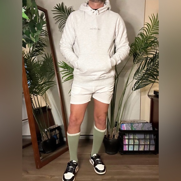 Aime Leon Dore | Logo Hoodie in Light Grey Heather (Small) - Picture 11 of 12